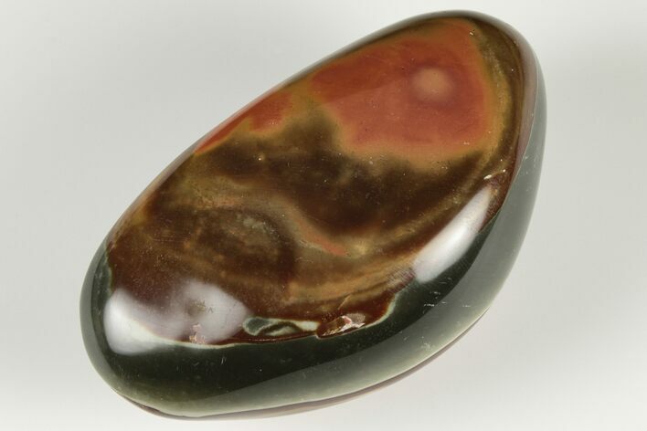 Polished Polychrome Jasper Palm Stone - Madagascar #196523